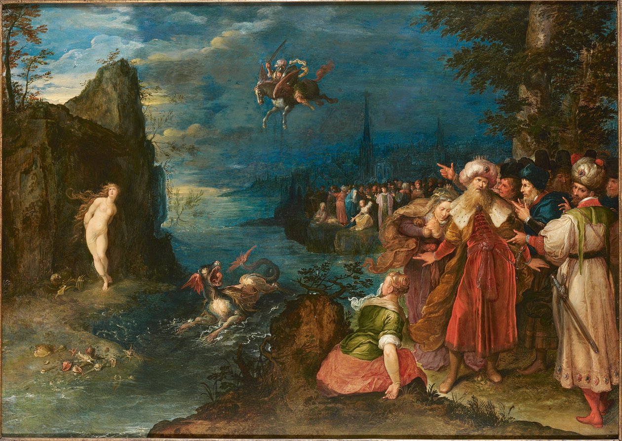 アンドロメダを解放するペルセウス 1600-1610年頃 作： ヤン・ブリューゲル長老