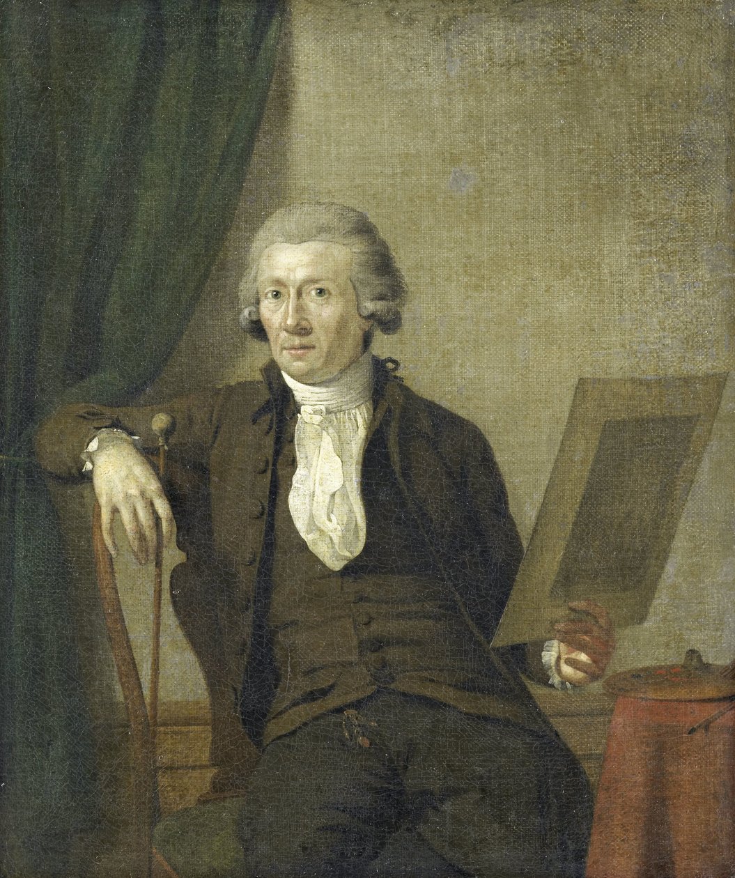 エグバート・ファン・ドリールスト (1745-1818)、画家 作： Jan Ekels（II）