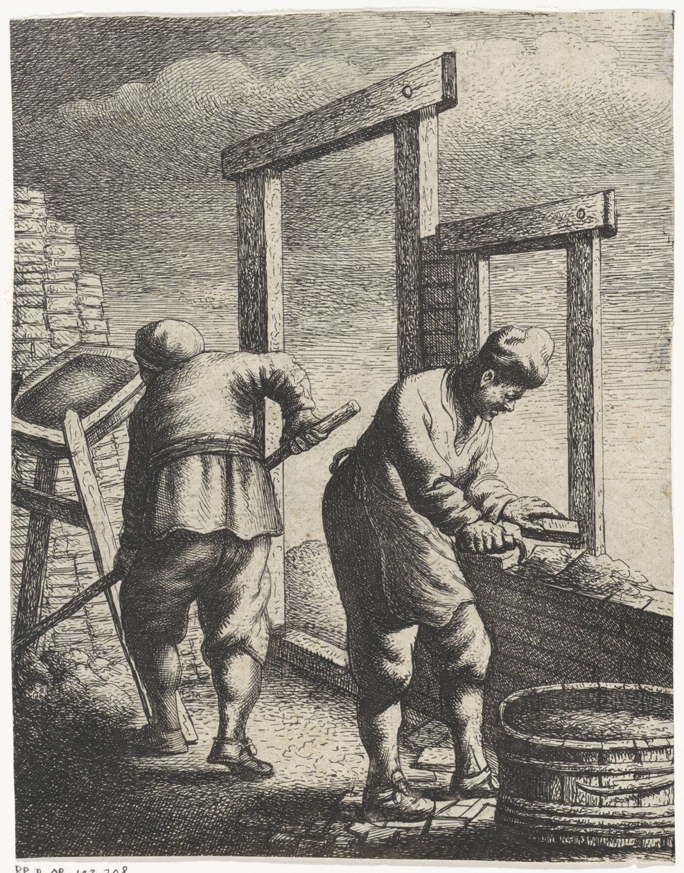 煉瓦職人 職業（シリーズタイトル） 作： Jan Gillisz van Vliet