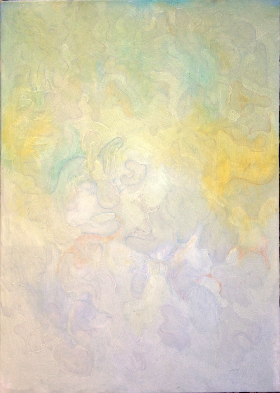 非常に厚い霧、2009年（キャンバスに油彩） 作： Jan Groneberg