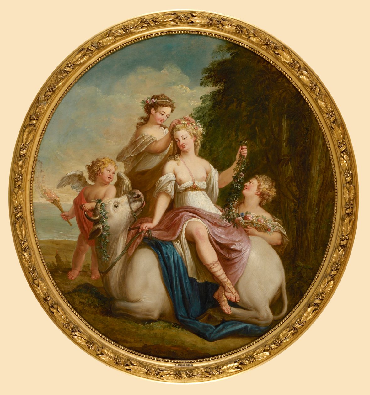 エウロパのレイプ、1723年。 作： Jan Jakob Spoede