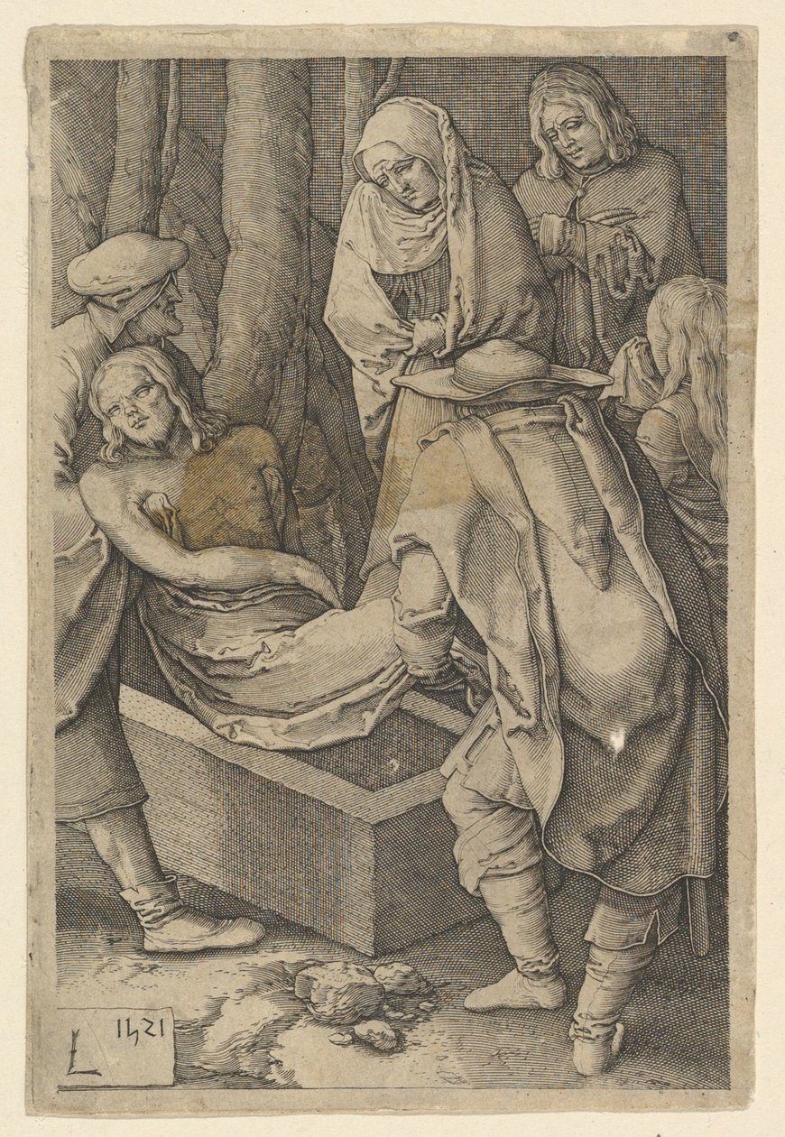 1521年の「The Entombment」のコピー。 作： ヤン・ミュラー
