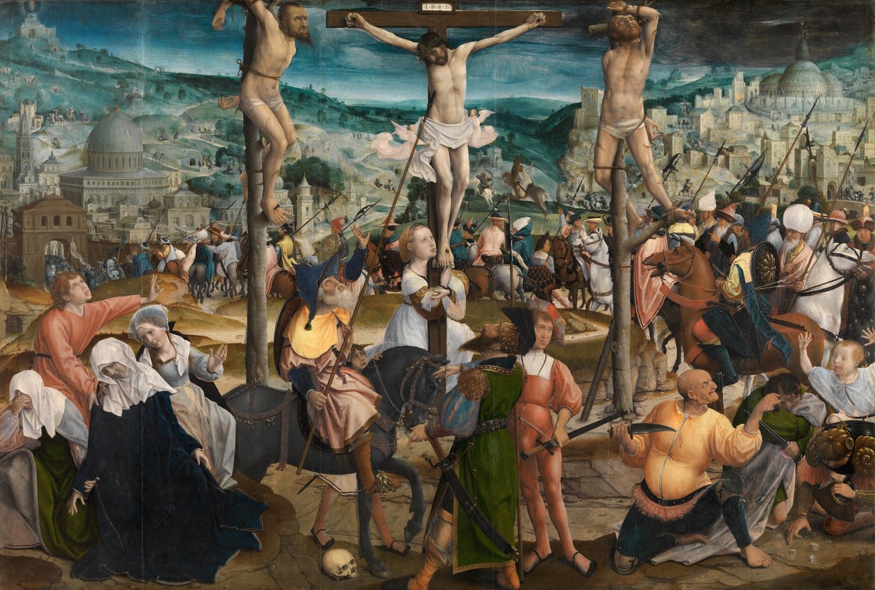 A Crucificação (óleo sobre painel) 作： ヤンプロヴォスト
