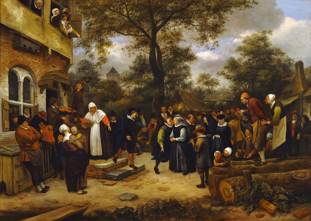 村の結婚 作： Jan Steen