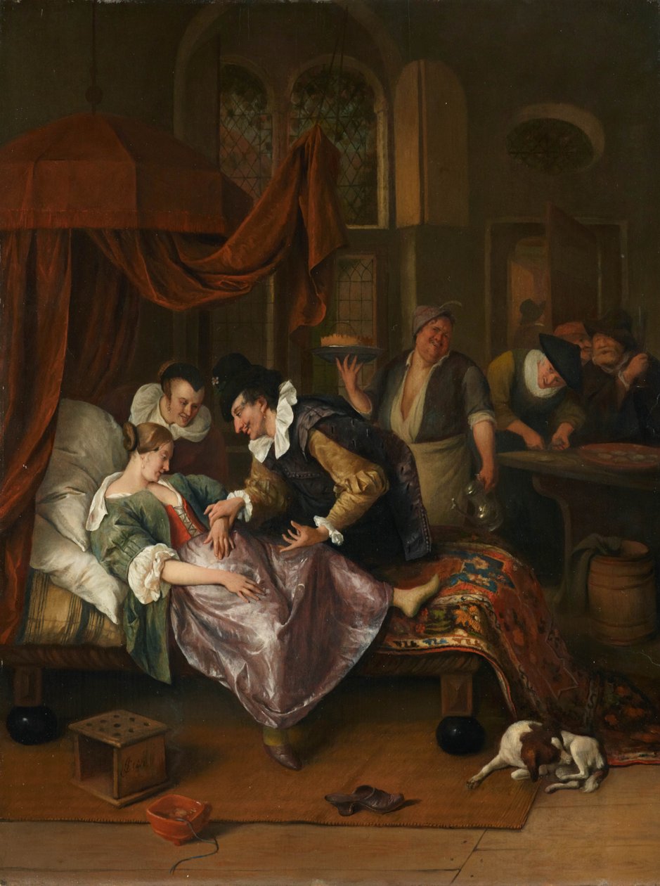 医師の訪問 作： Jan Steen