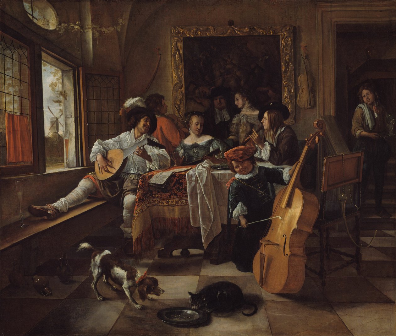 ファミリーコンサート 作： Jan Steen