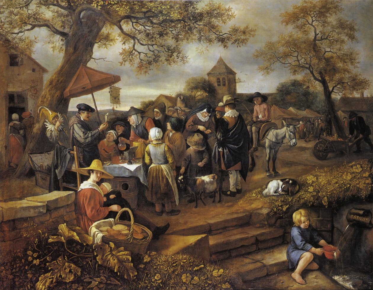 ヤブ医者 作： Jan Steen