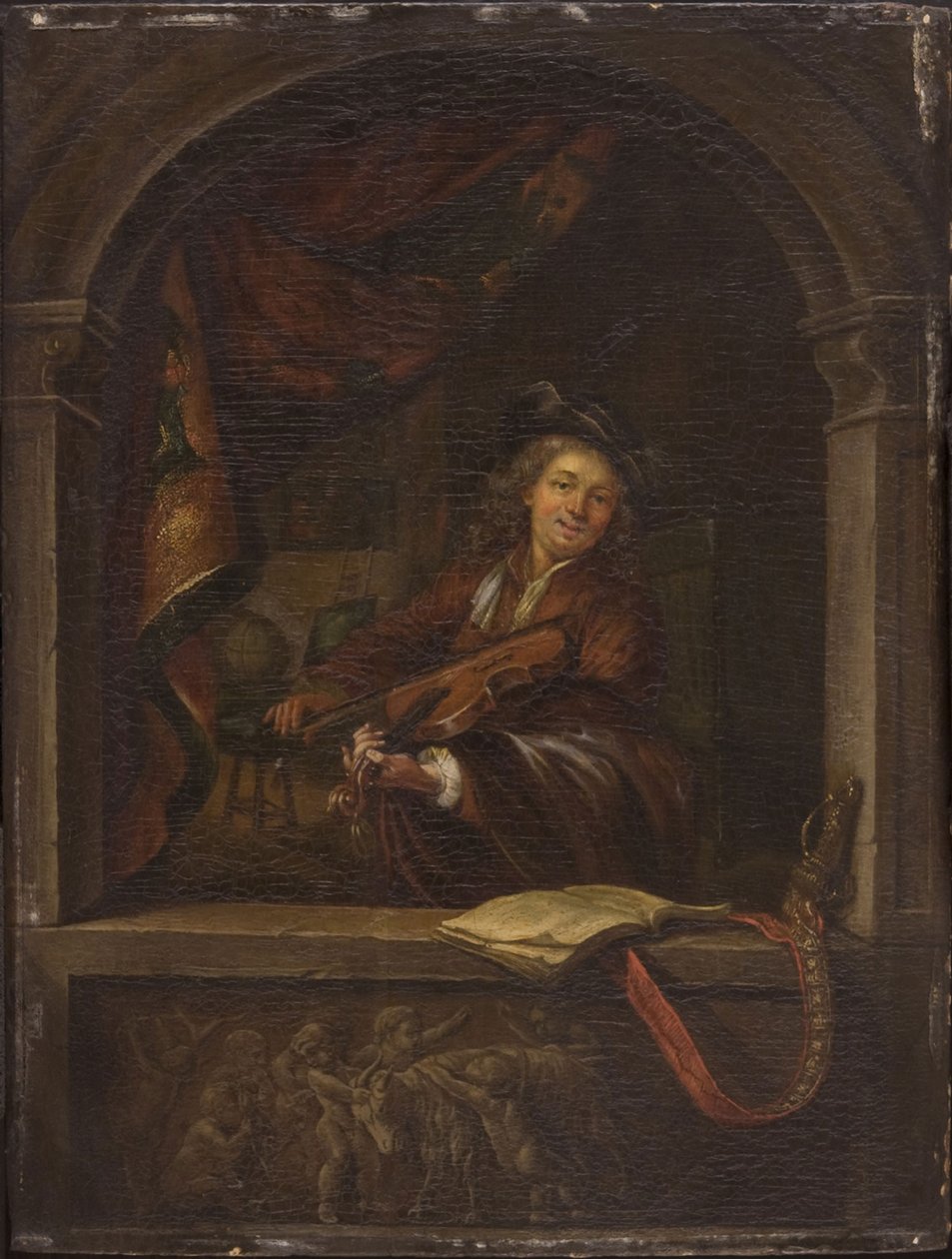 ヴァイオリニスト 作： Jan Steen