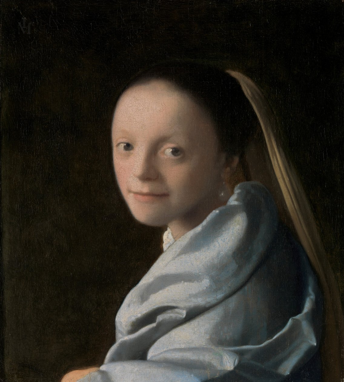 若い女性の研究、ca。 1665-67。 作： ヤン・フェルメール・ファン・デルフト