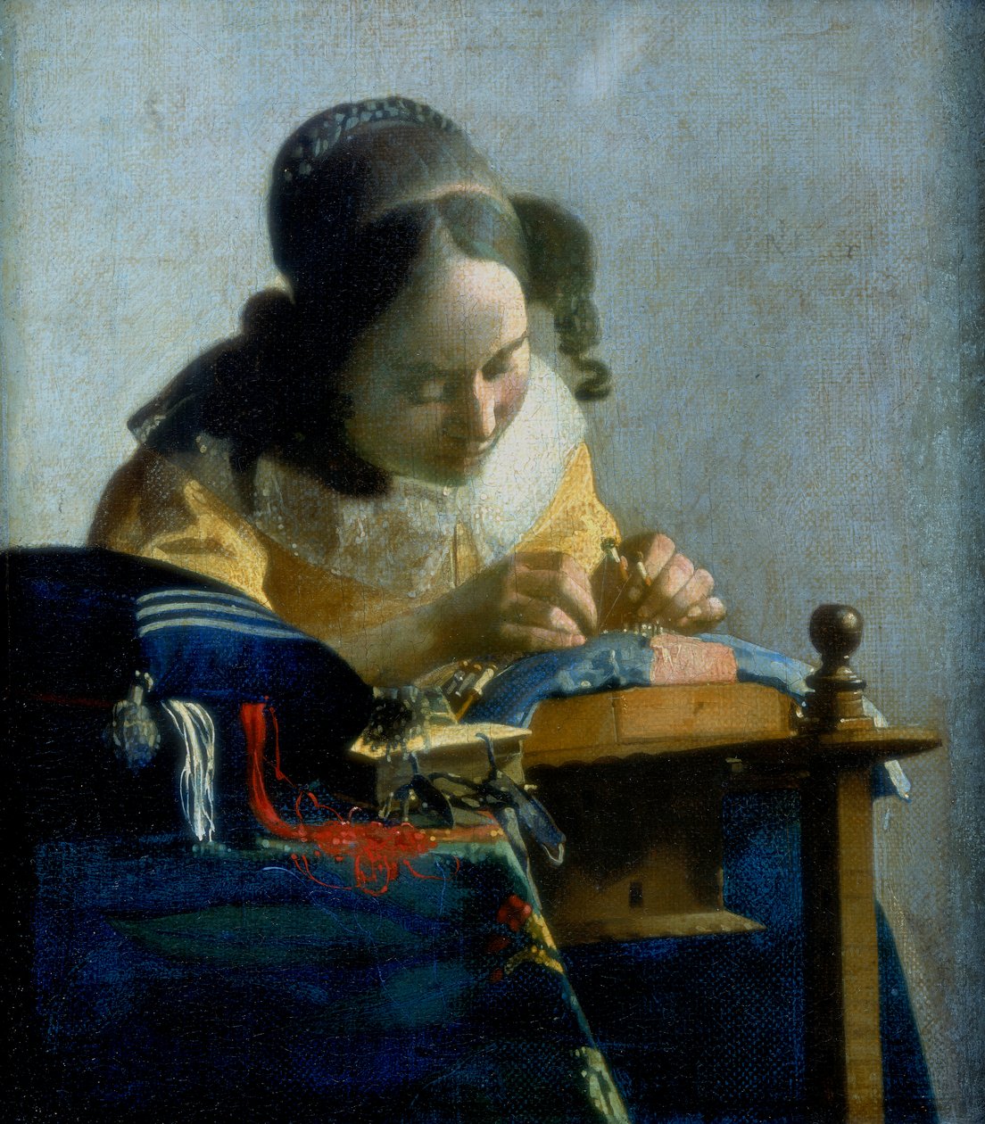 レースメーカー、c1664 作： ヤン・フェルメール・ファン・デルフト