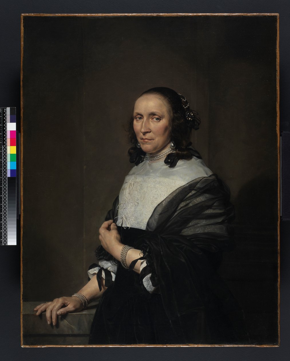 女性の肖像画、1660 作： ヤン・ド・ブレイ