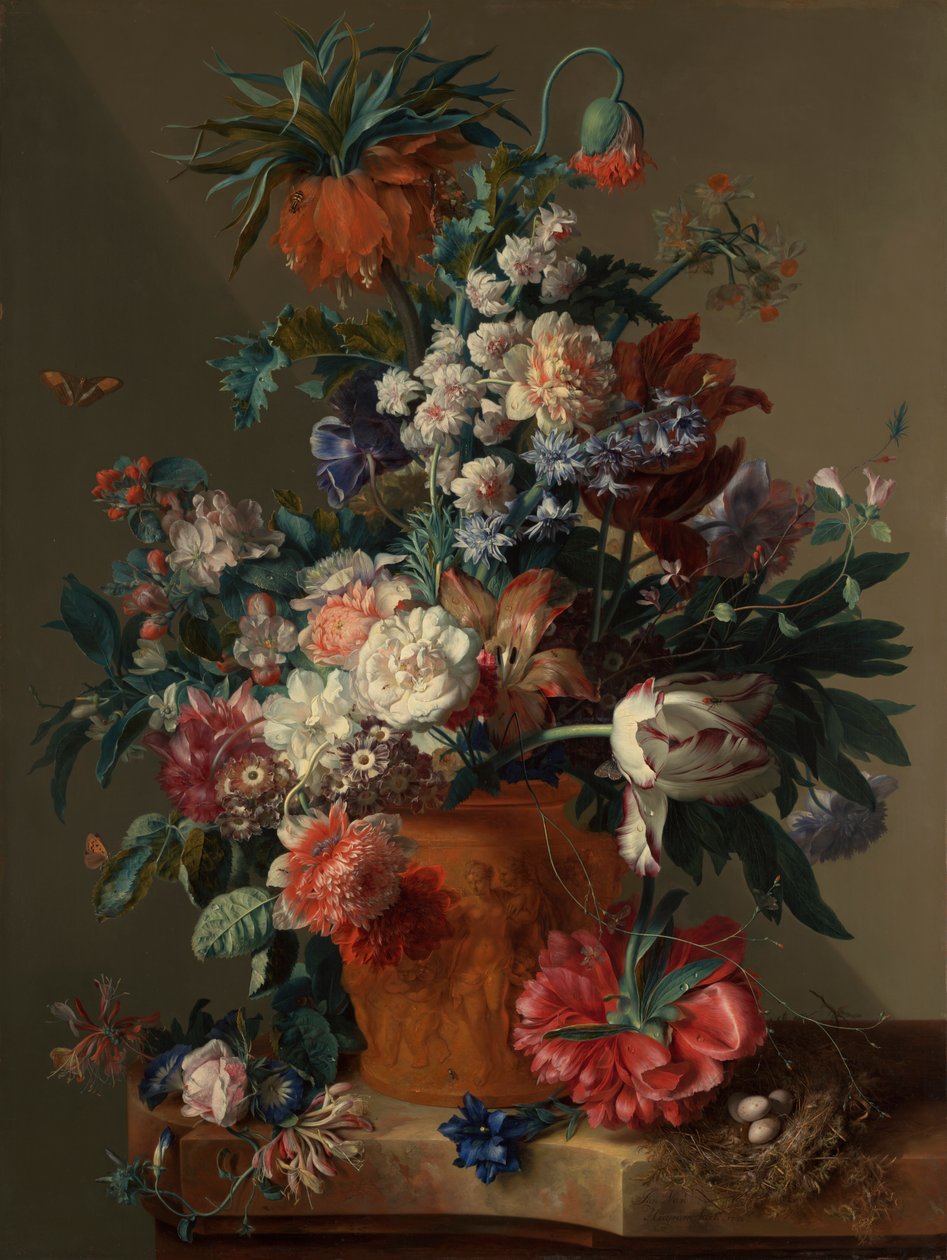 「「花の花瓶」」 作： ヤン・ヴァン・ホイサム