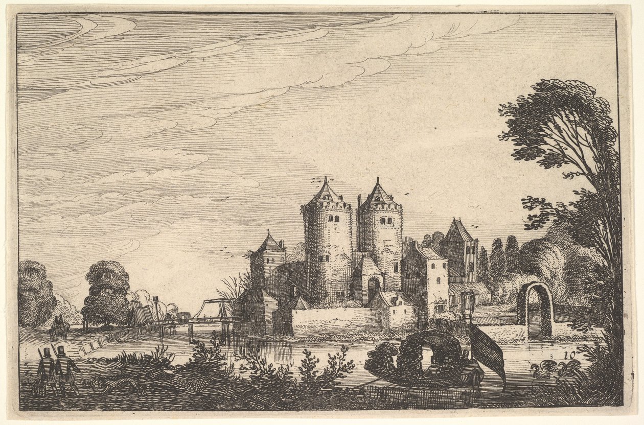 城、ca。 1616年。 作： ヤンファンデヴェルデII