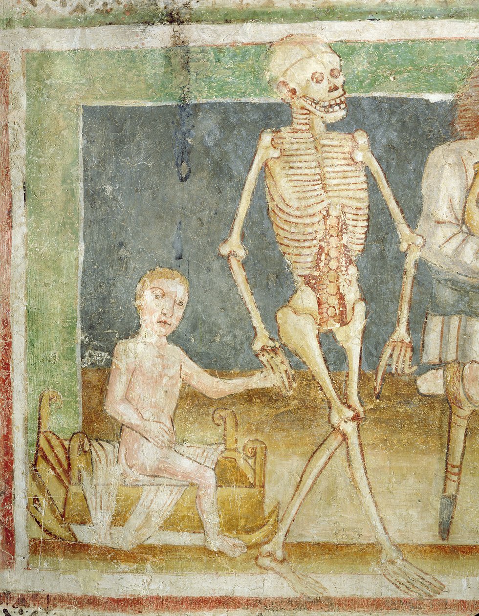 死のダンス：死と子供、1490 作： ヤネス・カスタフ
