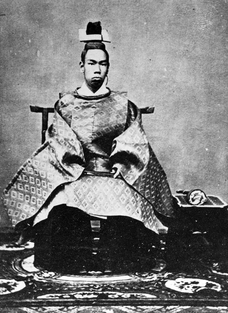 明治天皇が即位した、1867年頃 作： 日本の写真家