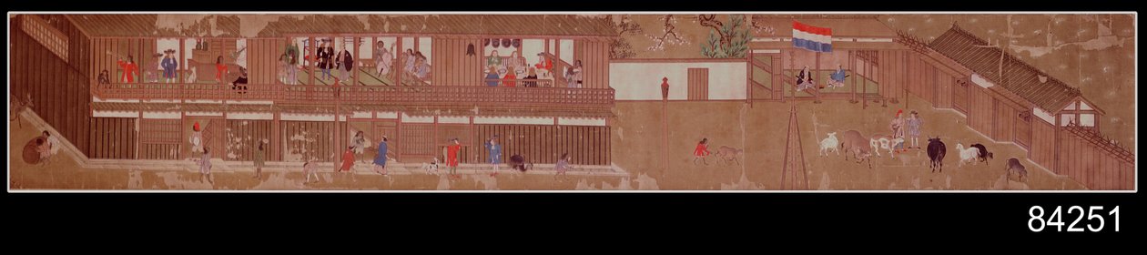 日本のオランダ商館 作： 日本語学校