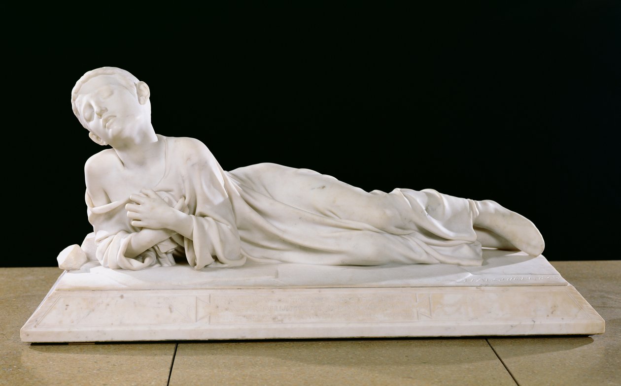 Tarcisius、Christian Martyr、1868年（大理石） 作： ジャン・アレクサンドル・ジョセフ・ファルギエール