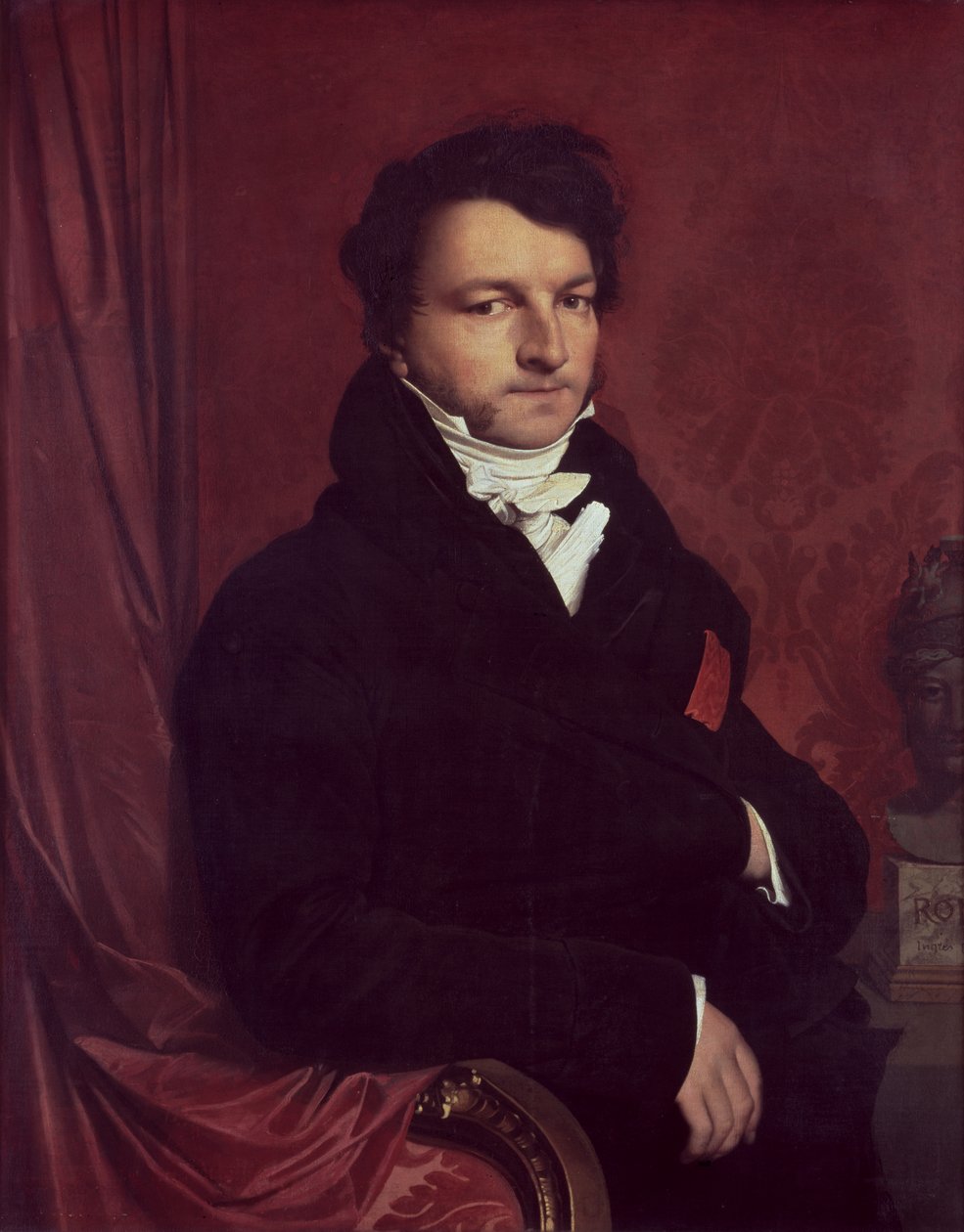 ムッシュ・ド・ノルヴァン（1769-1854）、1811-12 作： ジャン・オーギュスト・ドミニク・アングル