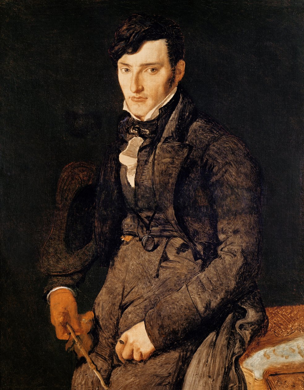 ジャン=ピエール=フランソワ・ギリベールの肖像（1783-1850）1804-05 作： ジャン・オーギュスト・ドミニク・アングル