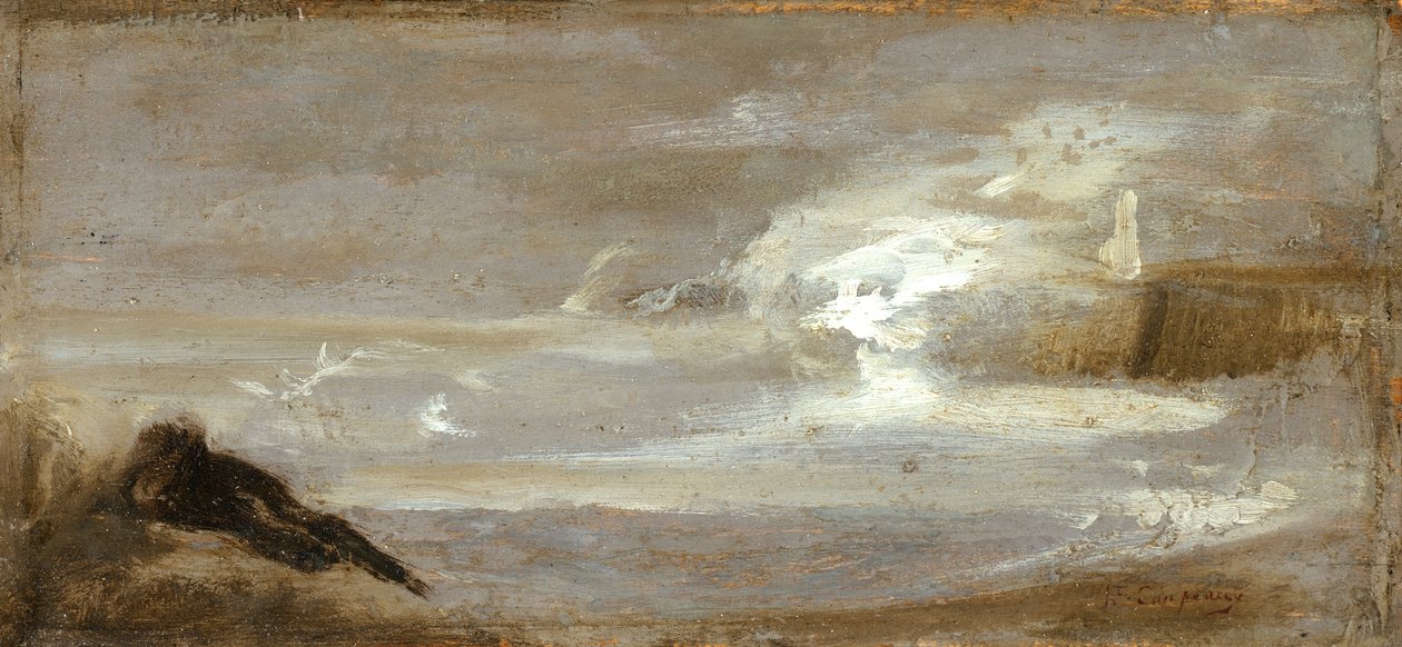 海景、1850〜60年頃 作： ジャン・バプティスト・カルポー