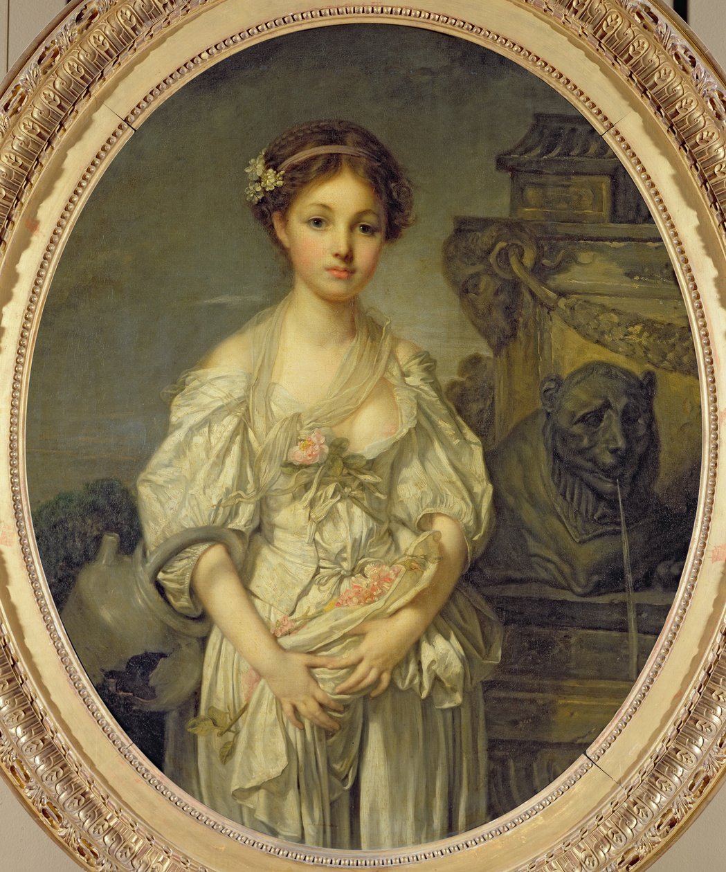壊れた投手、1772-73年頃 作： ジャン・バプティスト・グレーズ