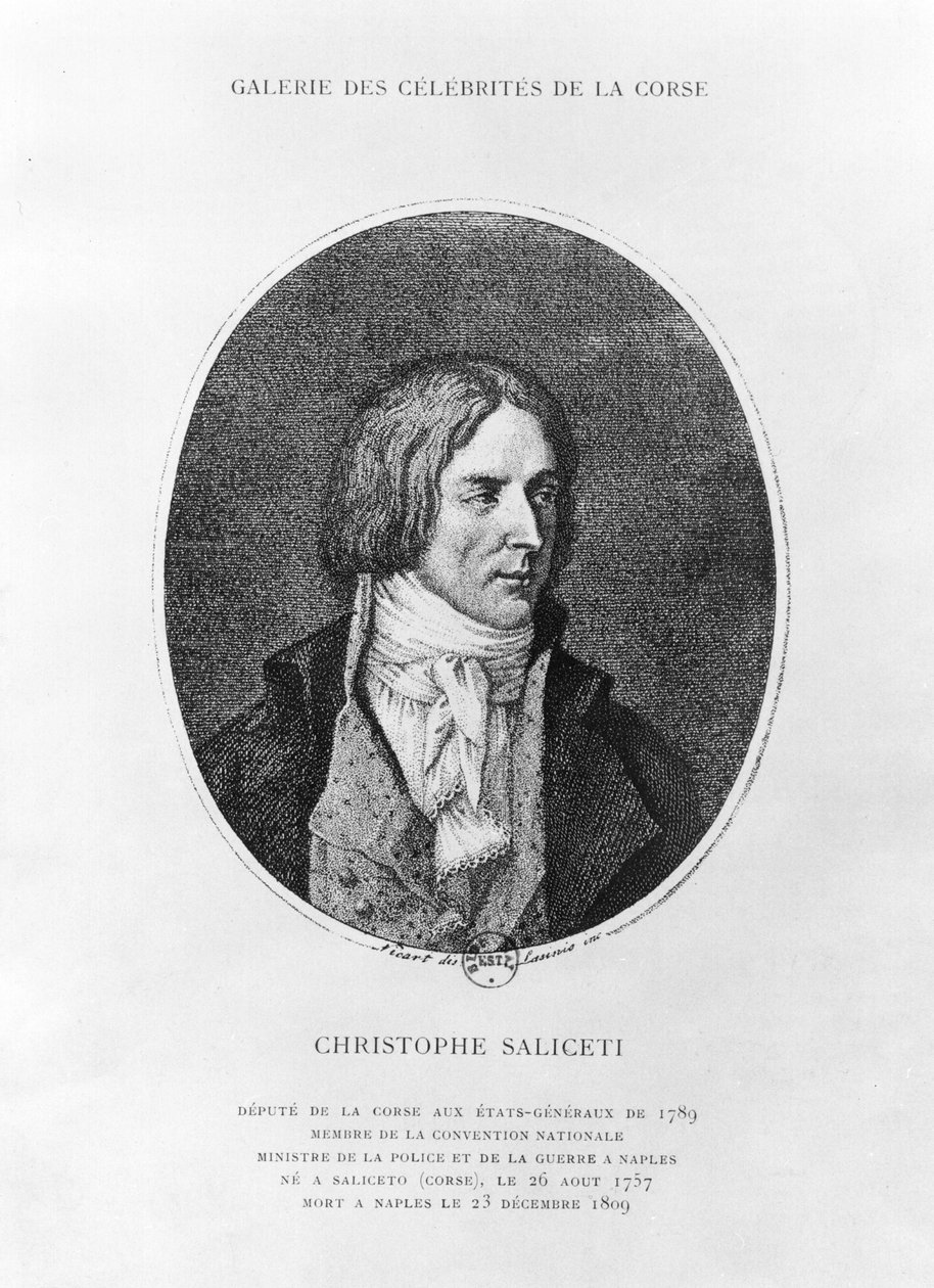 アントワーヌ・クリストフ・サリチェティ（1757-1809）がカルロ・ラシニオ（1759-1838）によって彫刻 作： ジャン・バプティスト・ジョセフ・ウィカー