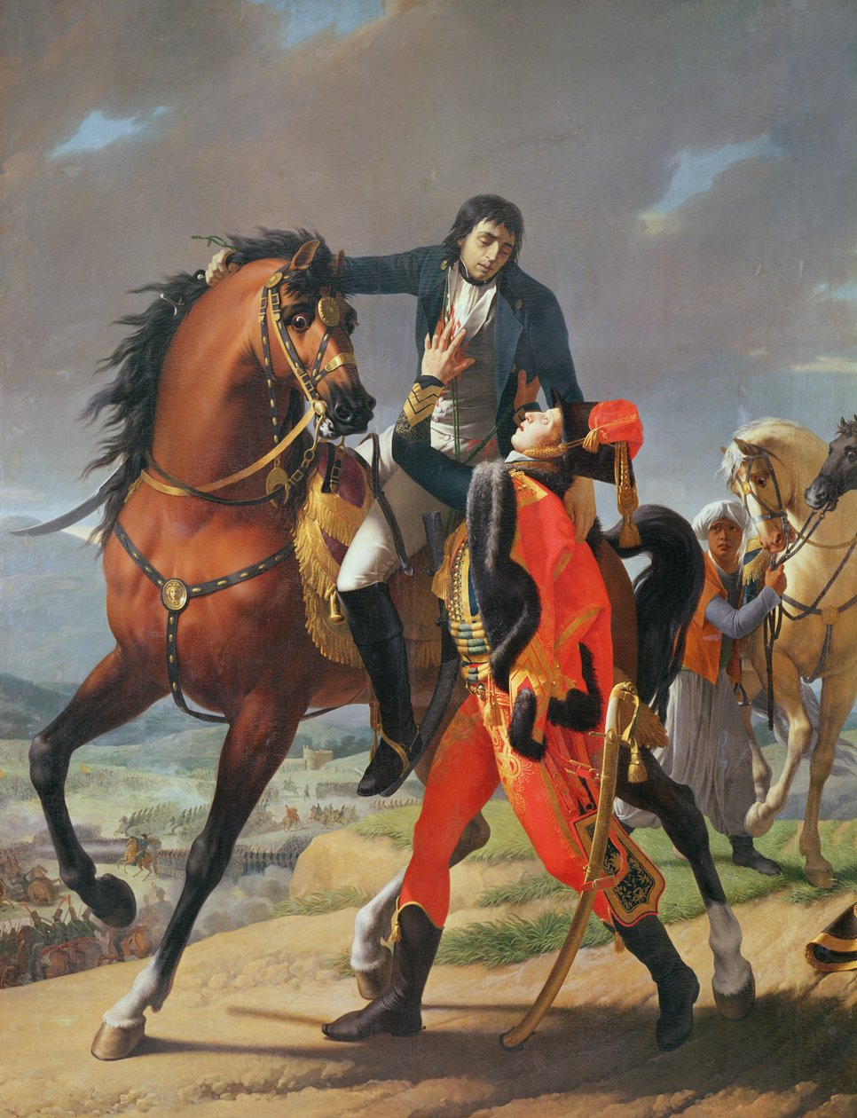 1800年6月14日、マレンゴの戦いでのデサイクス将軍の死（1768〜1800） 作： ジャン＝バプティスト・レグノー