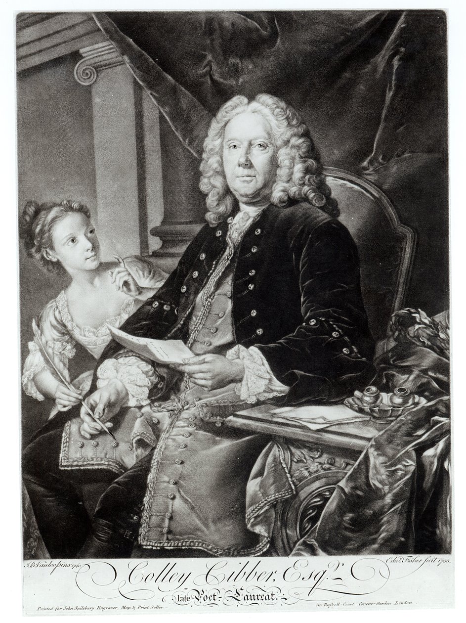 コリー・チバー（1671-1757）1758、エドワード・フィッシャー（1722-85）によって彫刻 作： ジャン・バプティスト・ヴァンルー