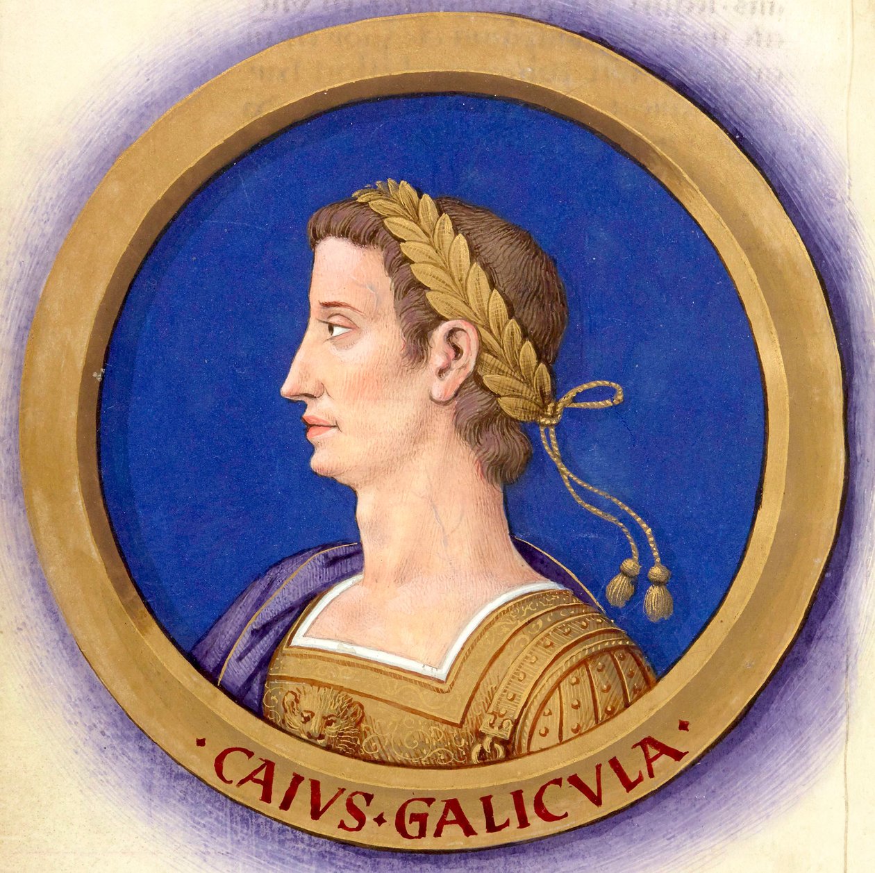 12のシーザーとその数字の説明4-Caligula 作： ジャン・ブルディション