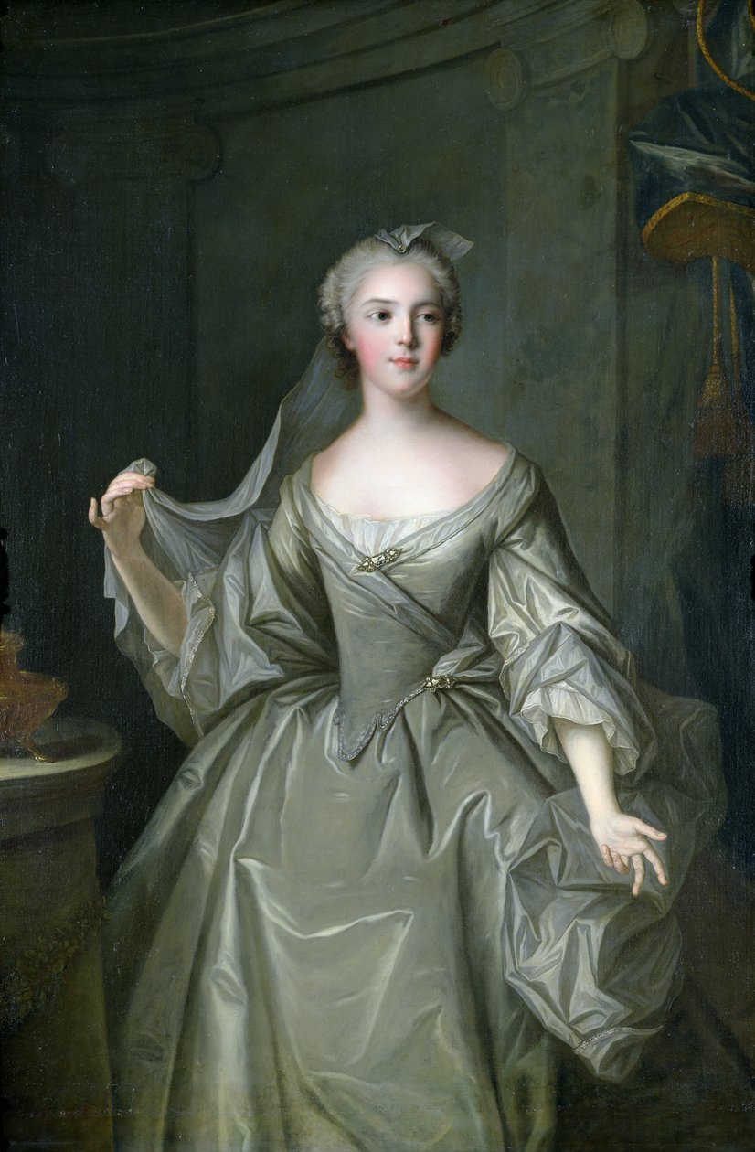 ヴェスタル聖母マリアとしてのソフィードフランス（1734-82） 作： ジャン・マルク・ナティエ