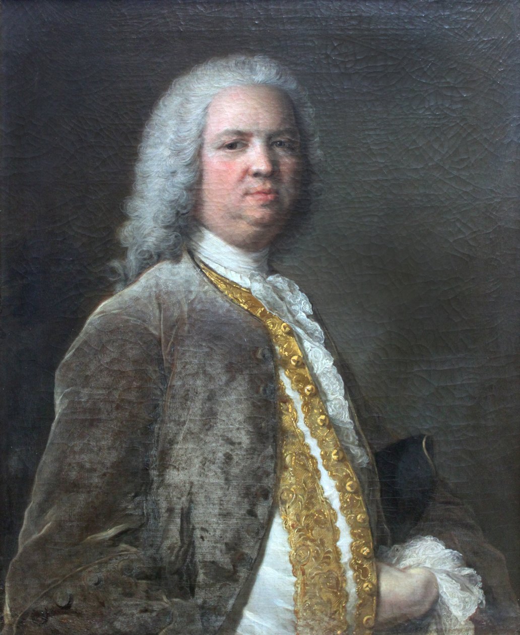 フランクフルトの銀行家ヨハン・ゲオルク・レールセの肖像（1691-1762） 作： ジャン・マルク・ナティエ