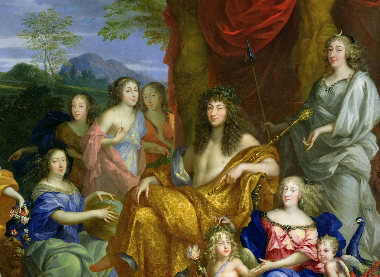 ルイ14世の家族（1638〜1715）1670（60094の詳細） 作： ジャン・ノクレ