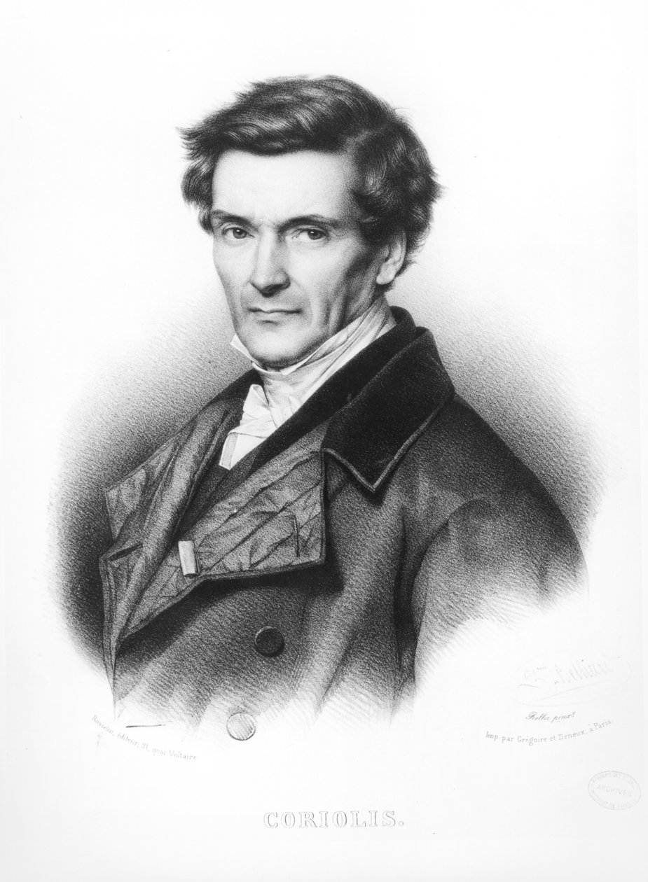 ゼフィリンフェリックスジャンマリウスベリアル（b.1798）によって彫刻されたギュスターヴガスパールコリオリ（1792-1843）の肖像 作： ジャン・ローラー