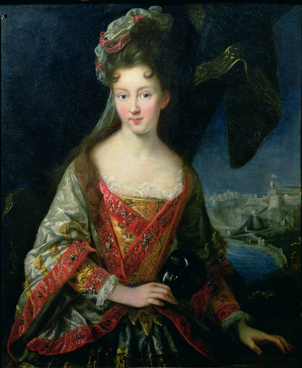 モナコの王女、ルイーズ=ヒポリット（1687-1731）の肖像 作： ジャン・バプティスト・ヴァン・ルー