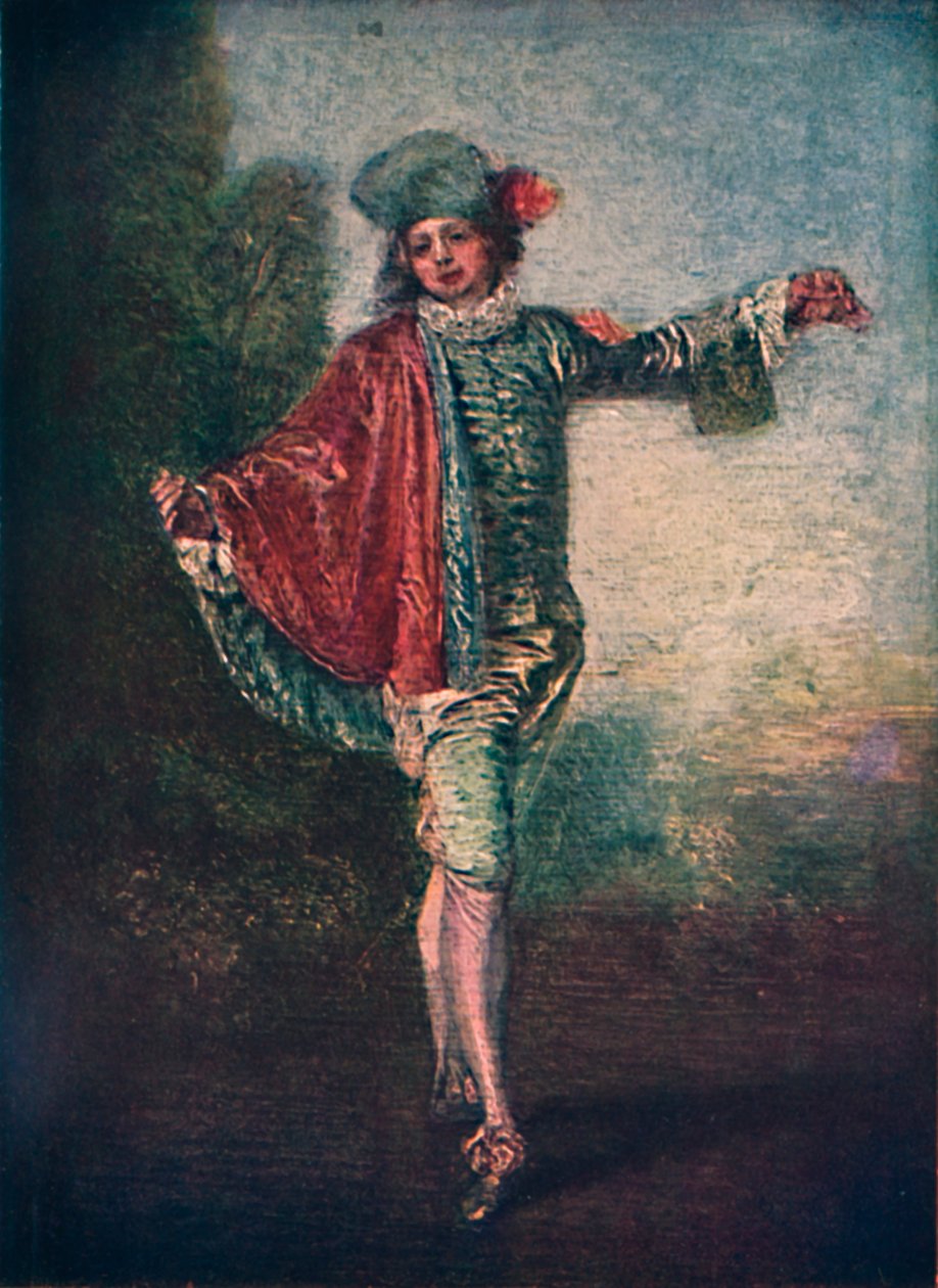 LIndifferent、c1717、1911 作： ジャン・アントワーヌ・ヴァトー