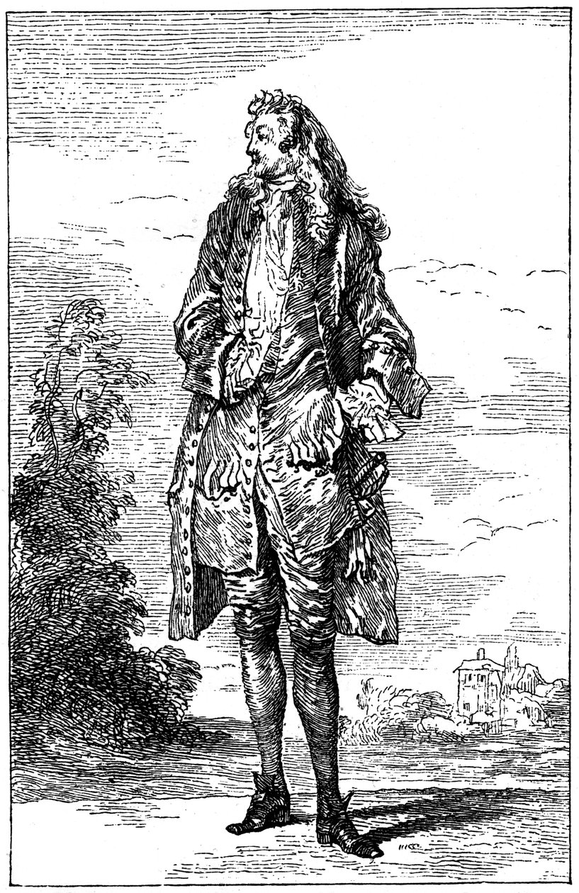 フランスの衣装を着た男、1885年。 作： ジャン・アントワーヌ・ヴァトー