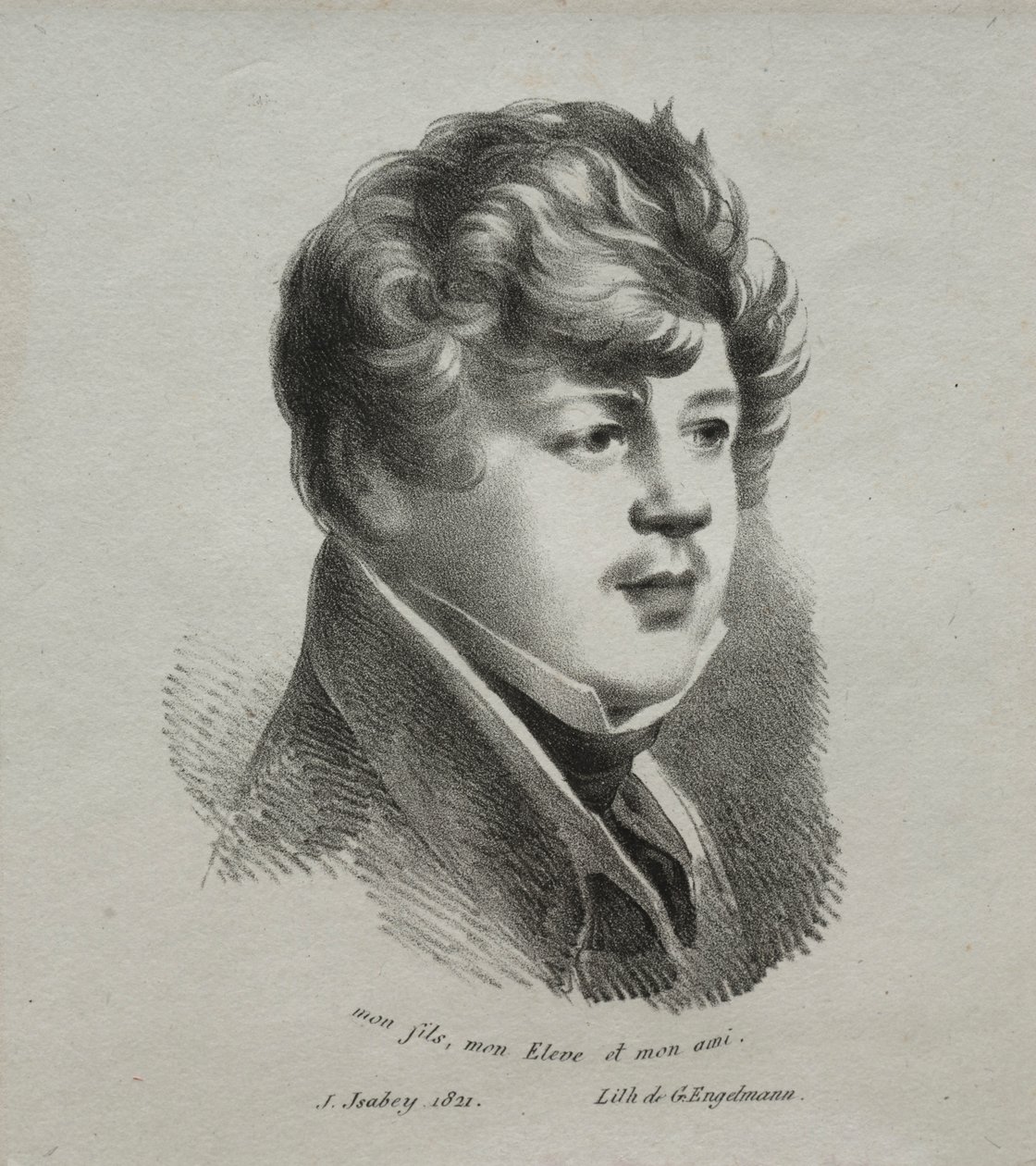 ユージーン・イザビー、1821年。 作： ジャン＝バティスト・イザベイ