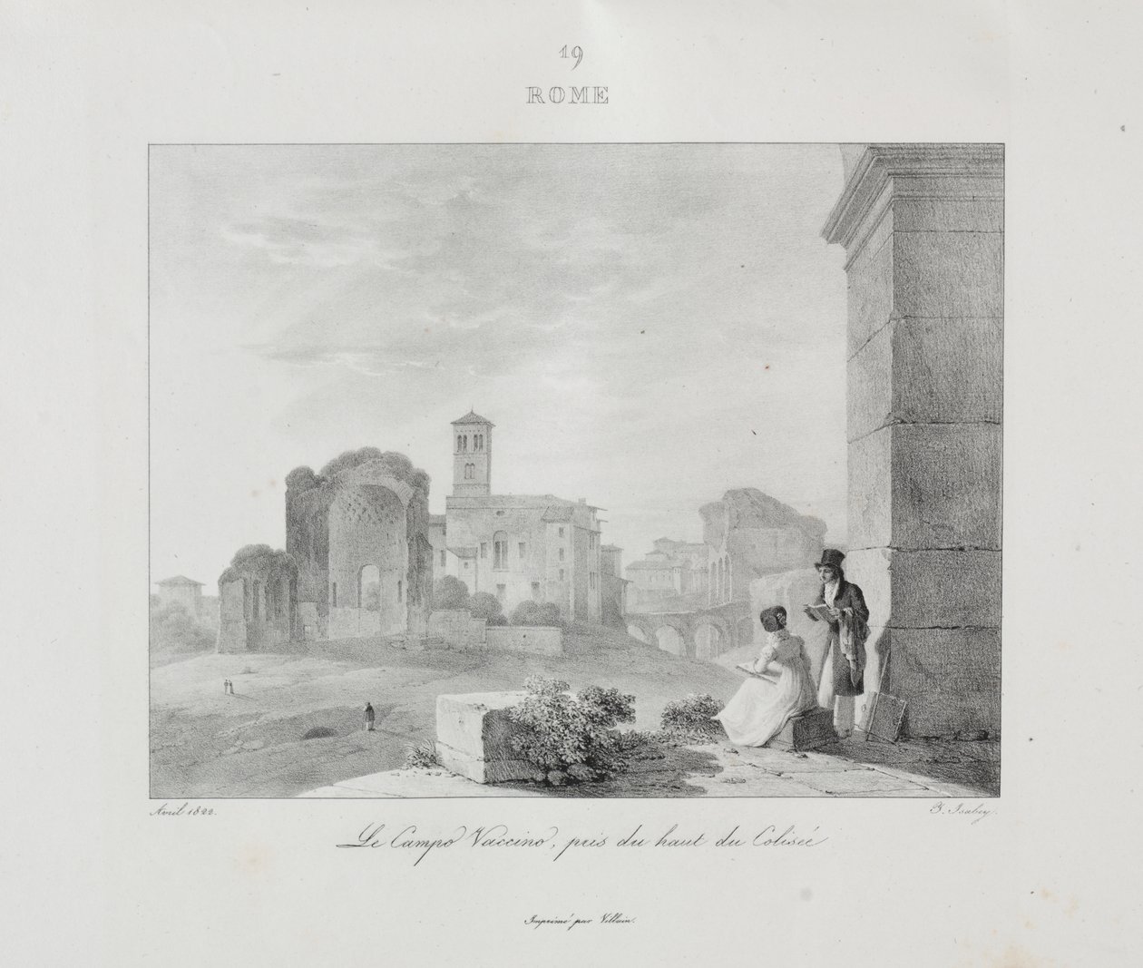 1822年のイタリア旅行 作： ジャン＝バティスト・イザベイ