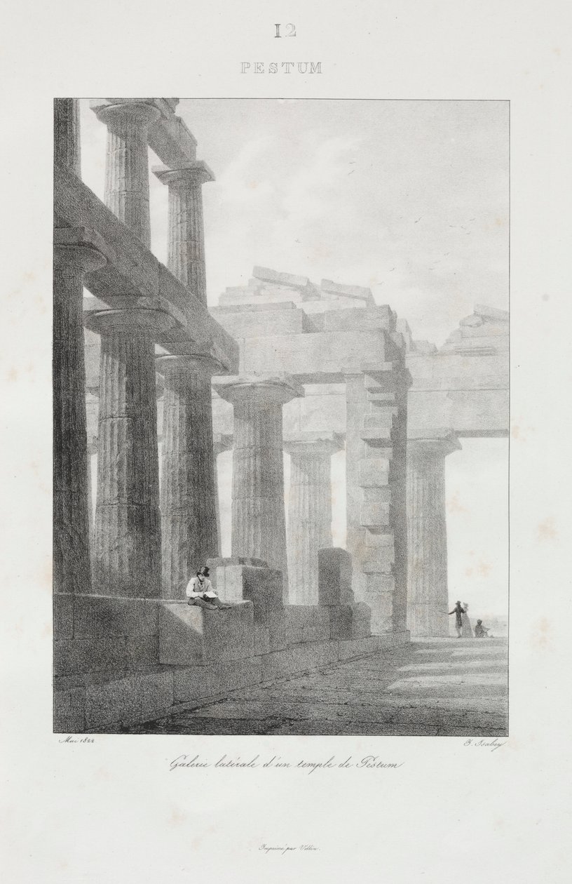 1822年、1833年のイタリア旅行。 作： ジャン＝バティスト・イザベイ