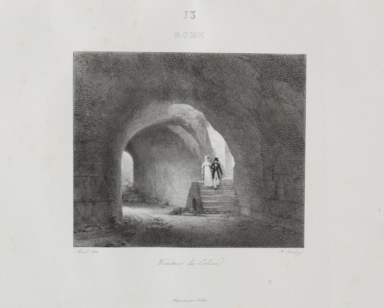 1822年、1833年のイタリア旅行。 作： ジャン＝バティスト・イザベイ