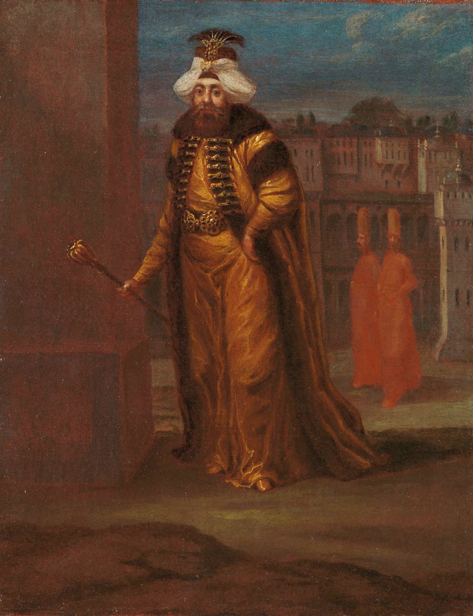 スルタンアフメト3世（1673-1736） 作： ジャン・バプティスト・ヴァンモア