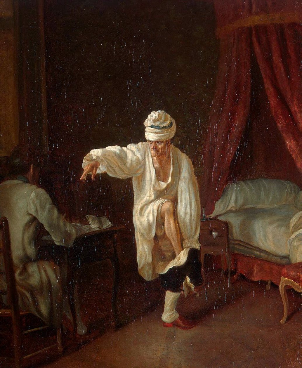 ヴォルテールの朝」、1750 年から 1775 年の間。 作： ジャン・フーバー