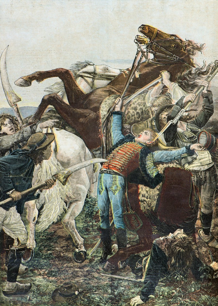 1793年、バラの死 作： ジャンジョセフワーツ