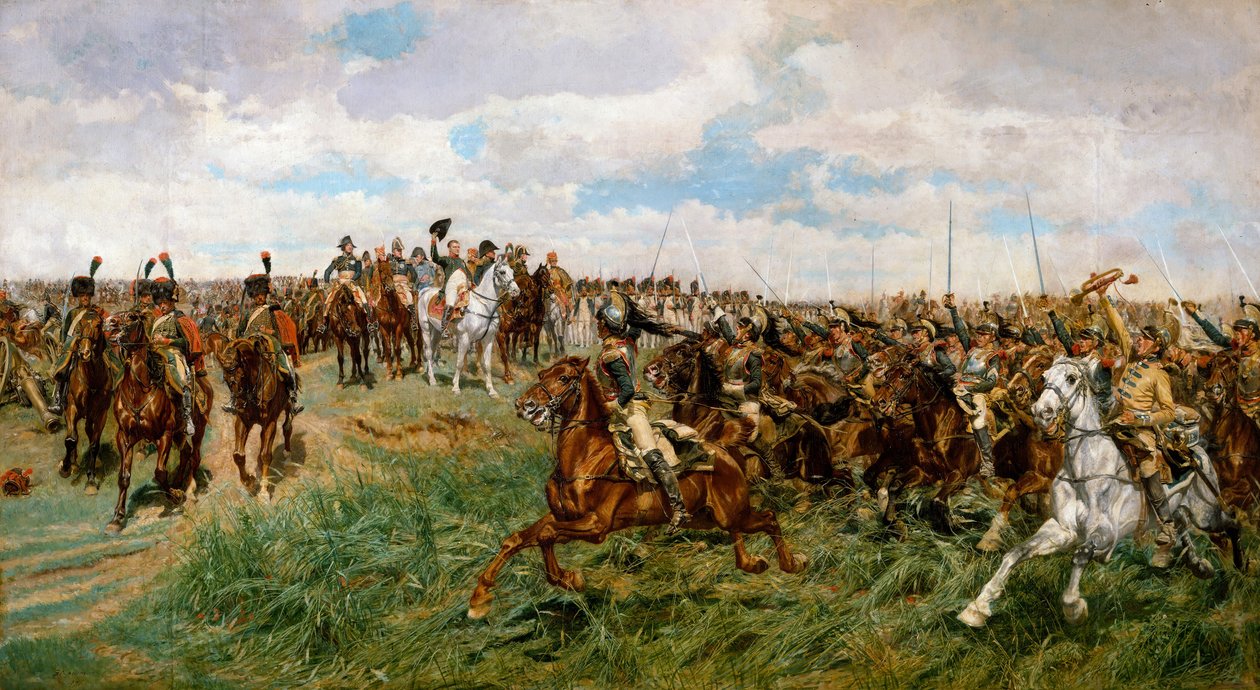 1807年、フリードランド、約1861-75年。 作： ジャン・ルイ・アーネスト・メソニエ
