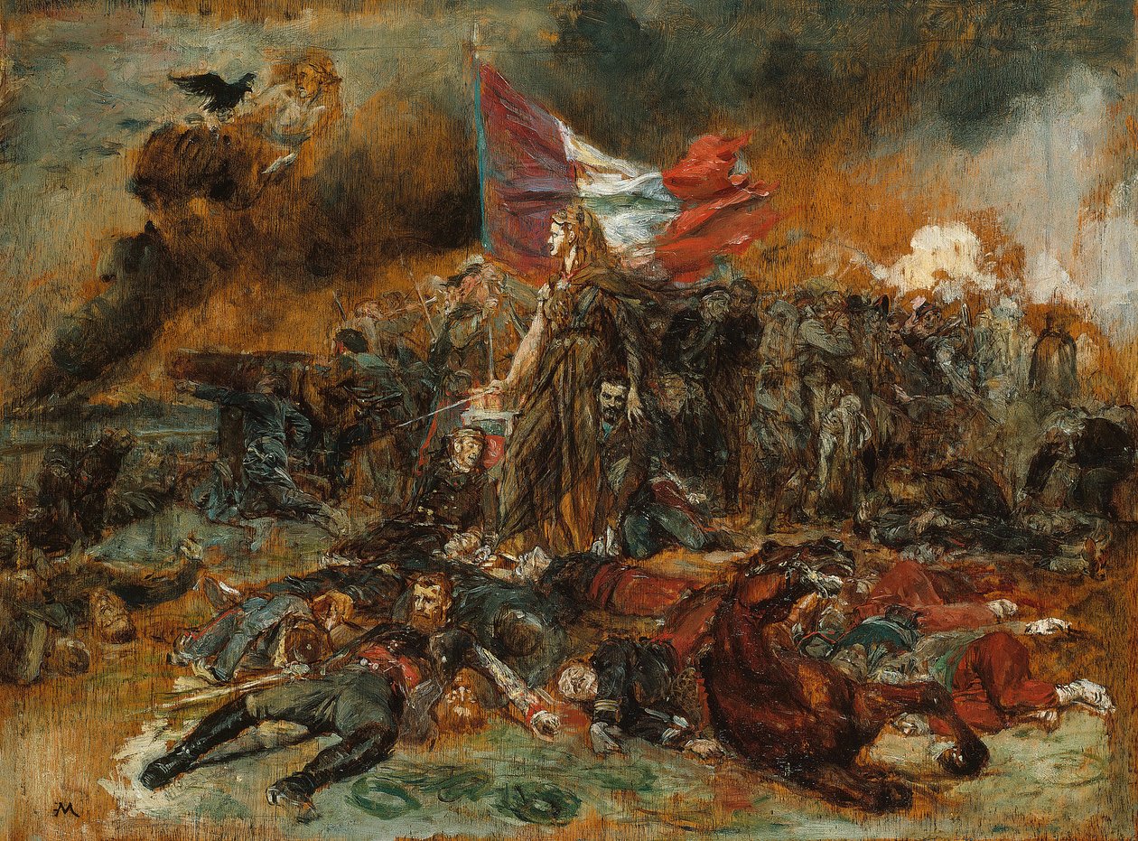 パリの防衛、187071。 作： ジャン・ルイ・アーネスト・メソニエ