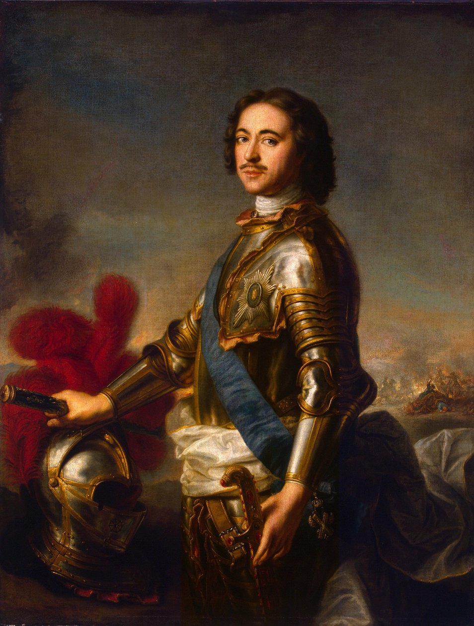 ピーター1世の肖像（1672〜1725年） 作： ジャン・マルク・ナティエ