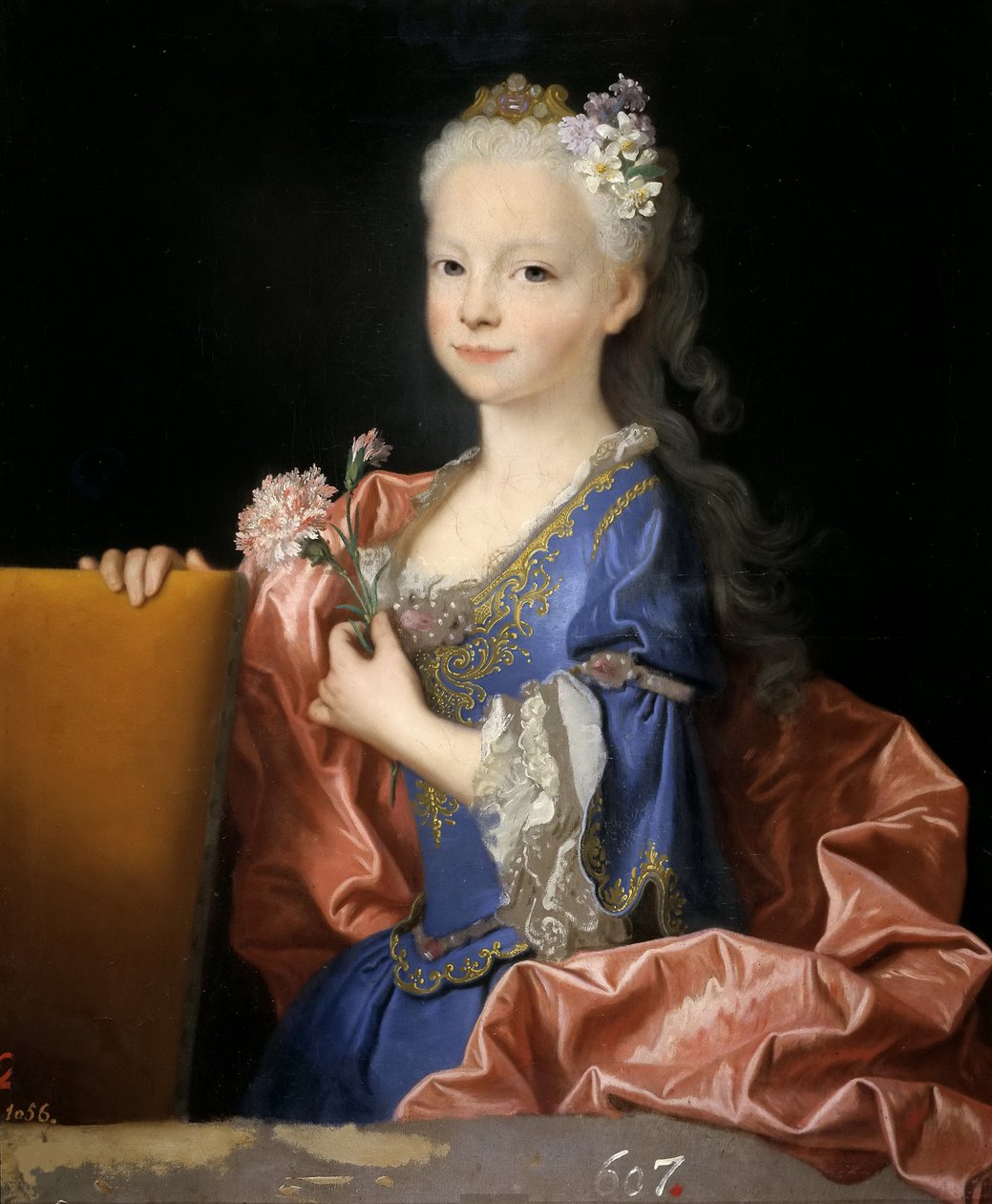 スペインのマリアナビクトリア1718〜1781年、1725年。 作： ジャン・ランク