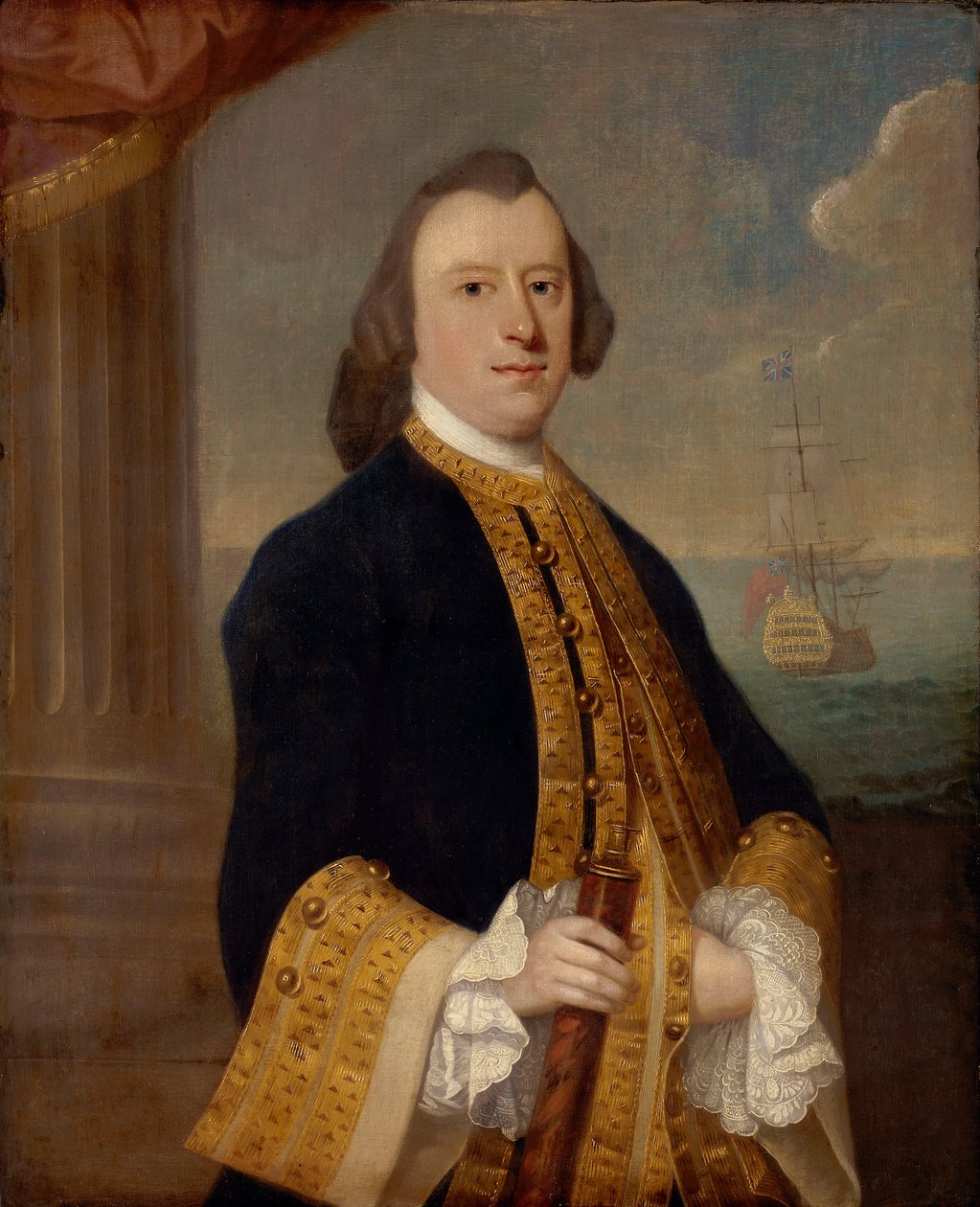 ジョン・レイノルズ大尉（1713-1788年頃） 作： エレミヤ・テウス