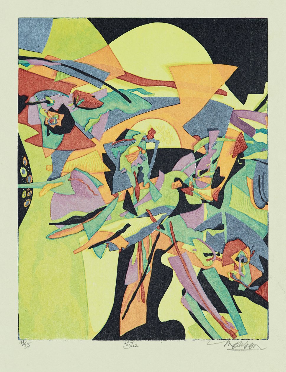クライティ、2013年（木版画） 作： ジム・モンソン