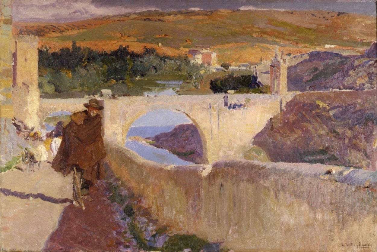 トレドンのブラインド 作： JoaquínSorolla